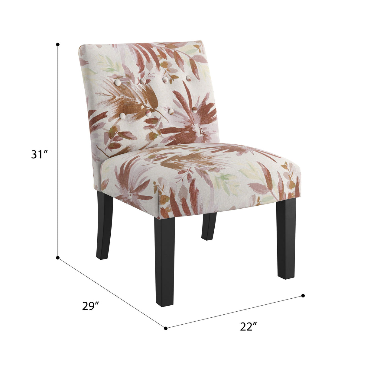 Verma - Floral Accent Chair