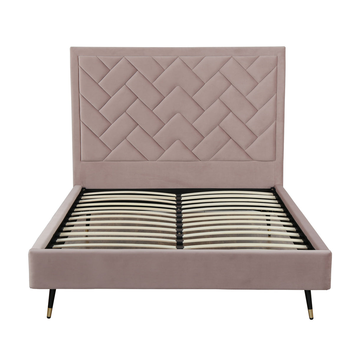 Crosby - Bed With Upholstered Headboard And Slats