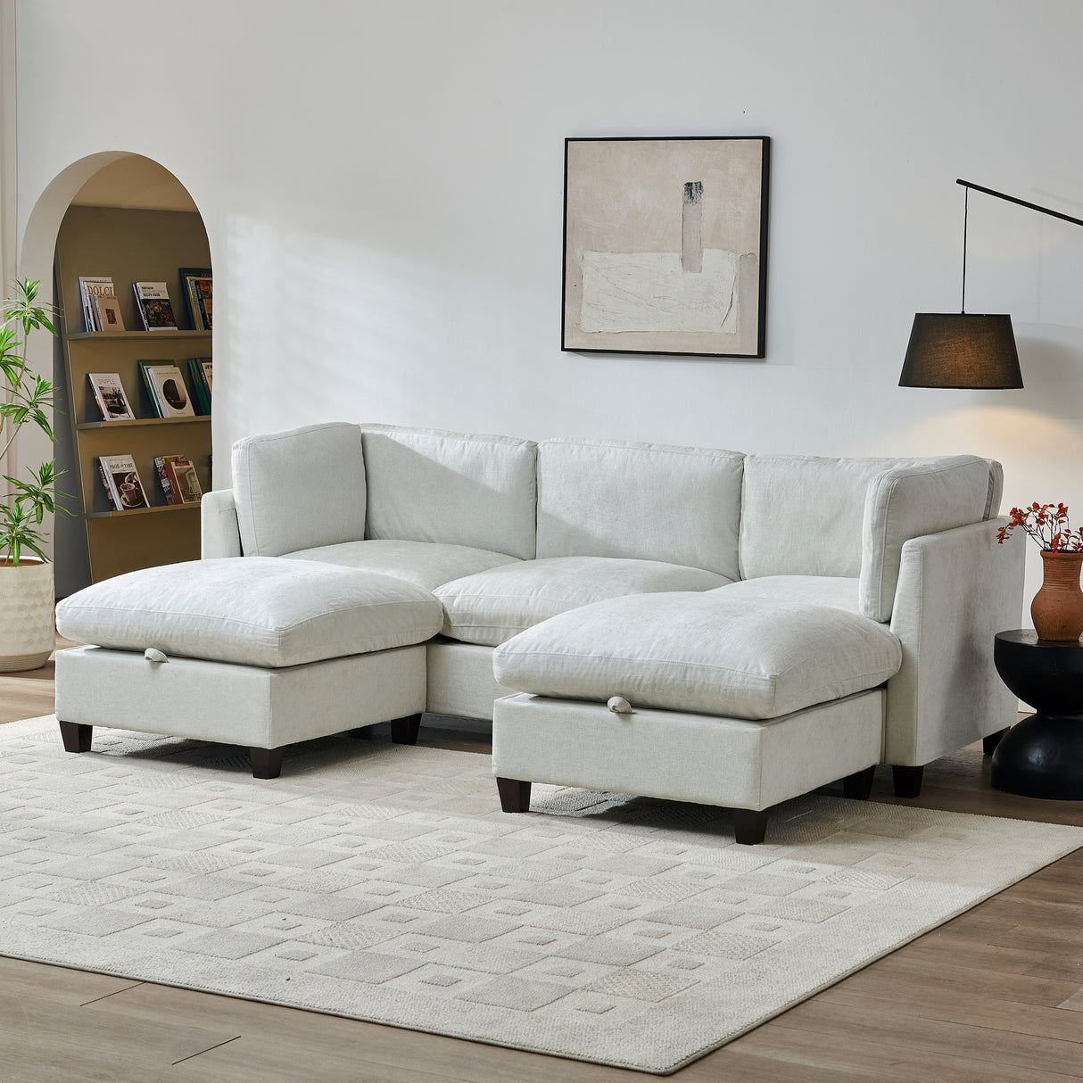 96.5" Sectional Couch for Living Room