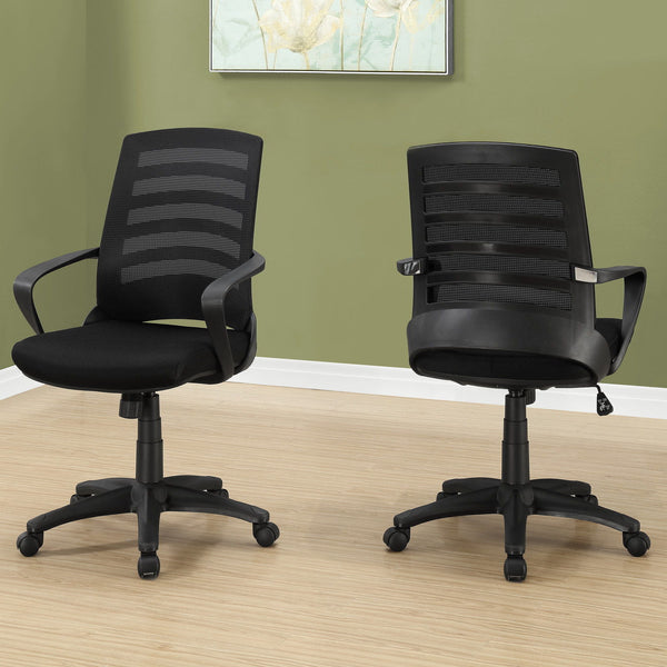 Office Chair, Adjustable Height, Swivel, Ergonomic, Armrests - Best Buy Furniture
