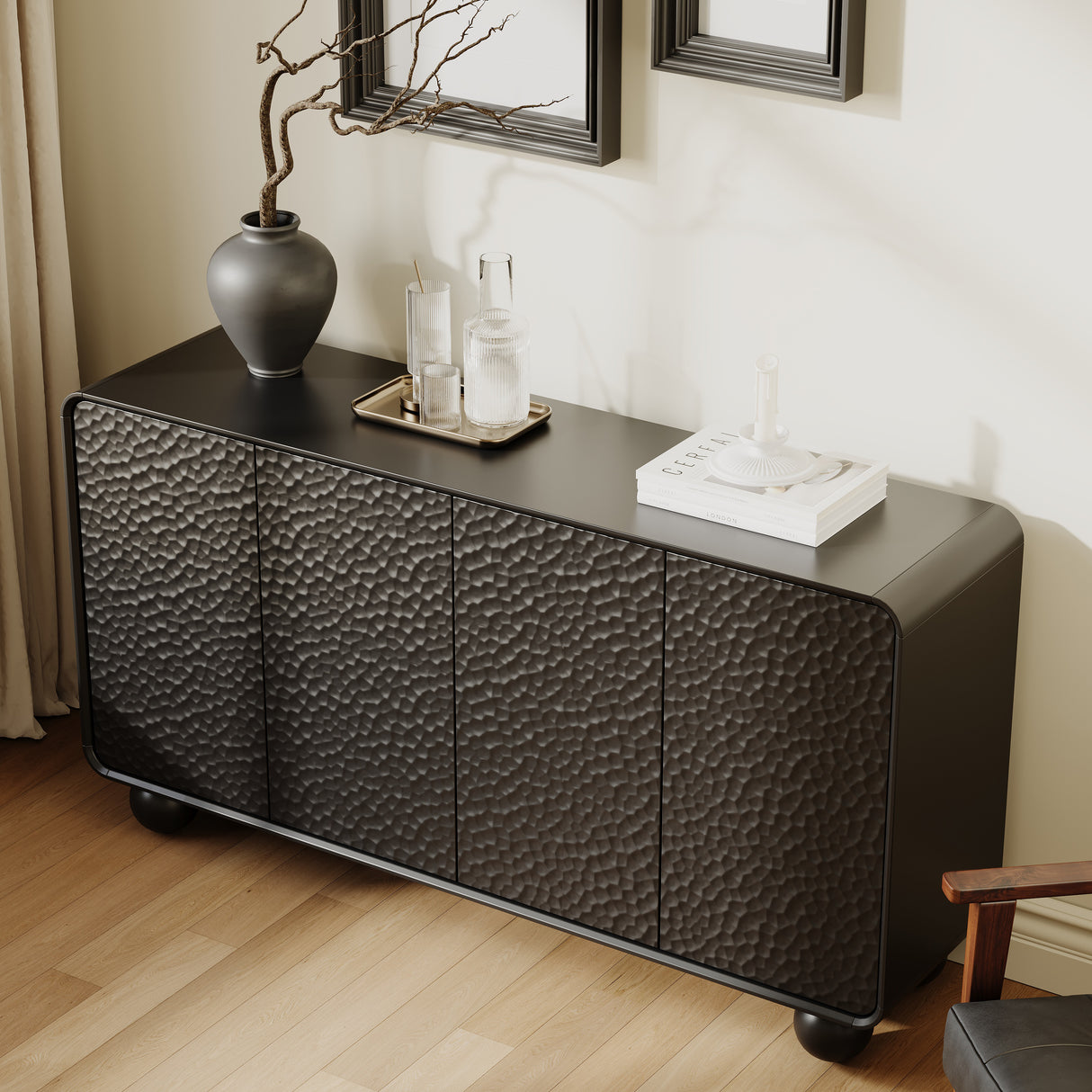 59'' Sideboard Buffet Cabinet with Storage