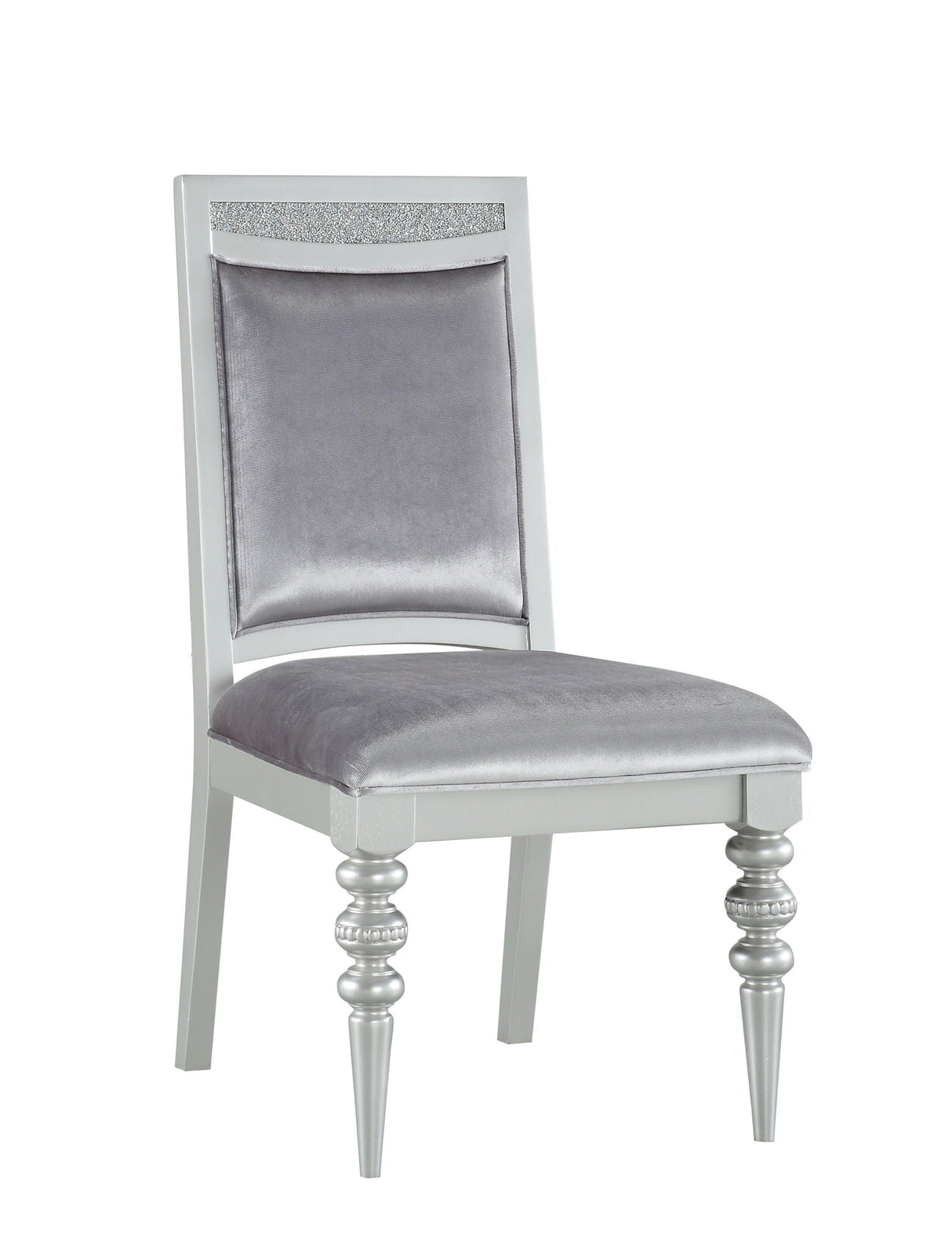 Maverick - Side Chair (Set of 2) - Silver - Best Buy Furniture