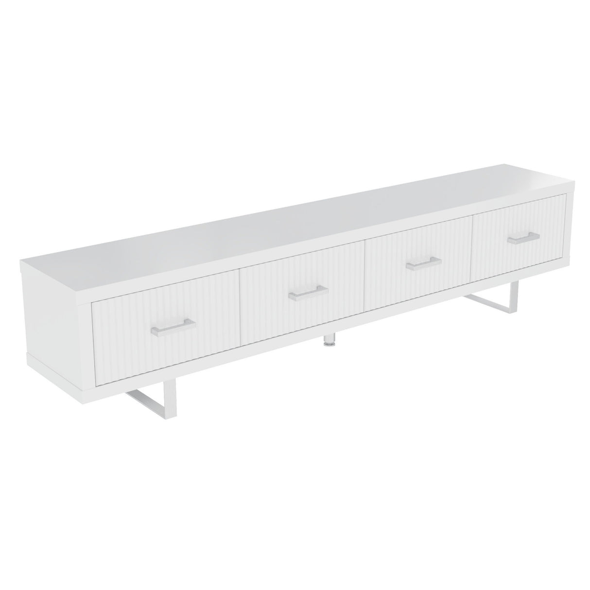 TV Stand With Slatted Drawers