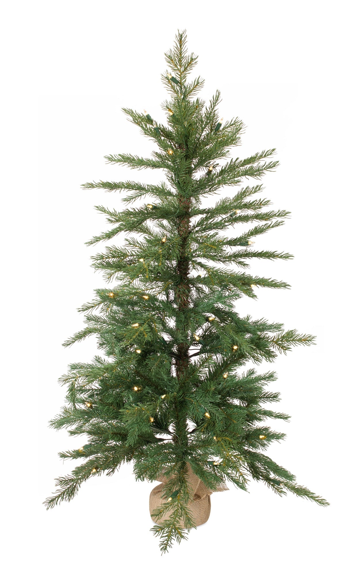 LED-Pine-Tree-with-Burlap-Bag-Base-4'H-Christmas-Decor