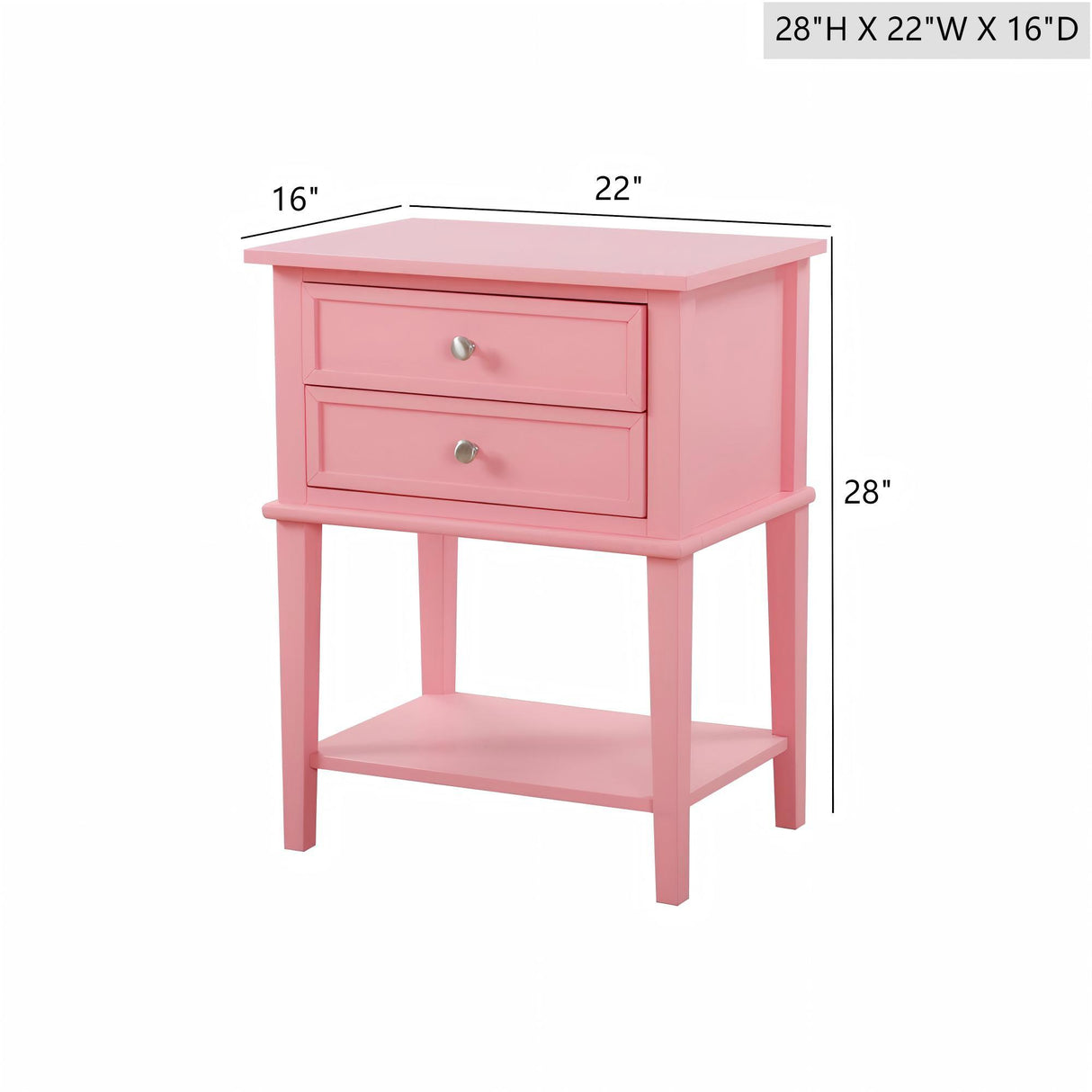 Vibrant Contemporary Nightstand