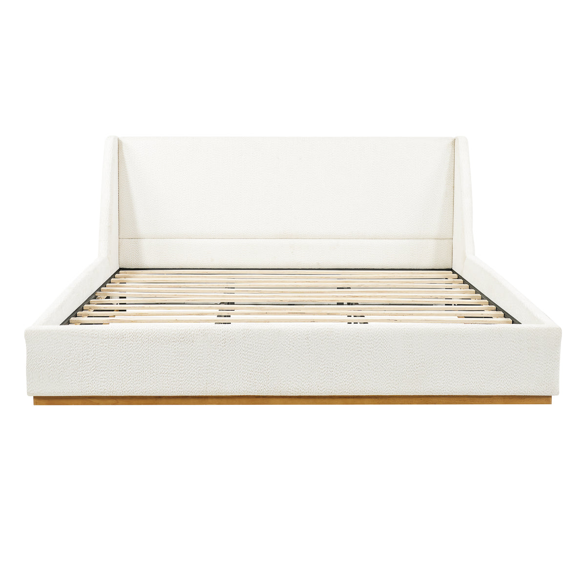 Luxury Upholstered Bed With Wings