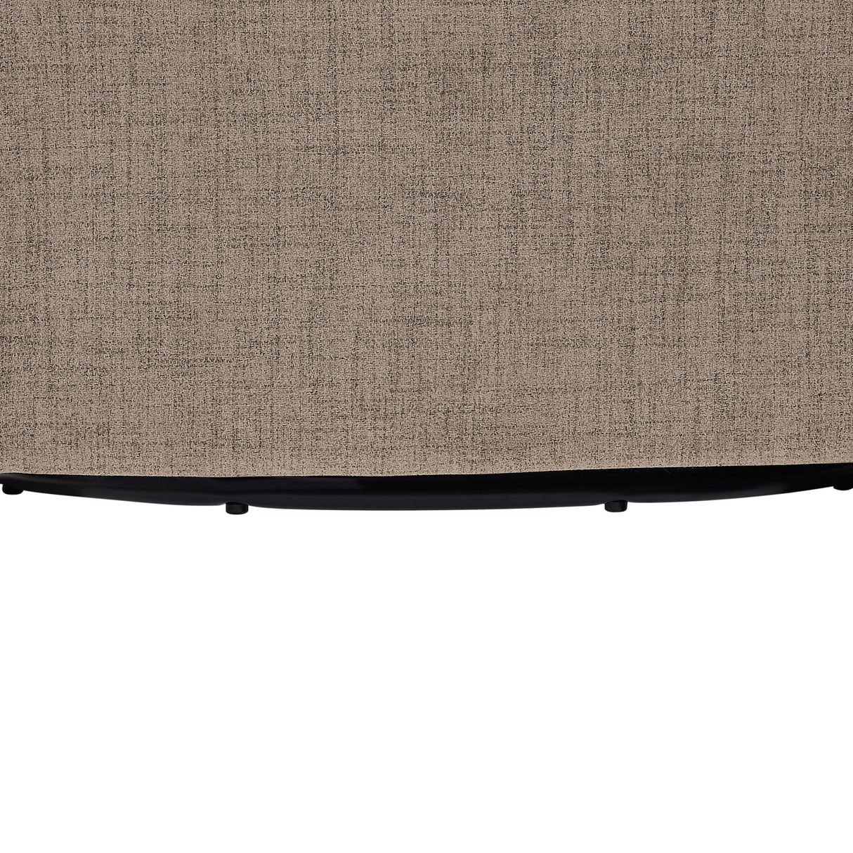 Solitude - Skirted Swivel Accent Chair With Hemp Like