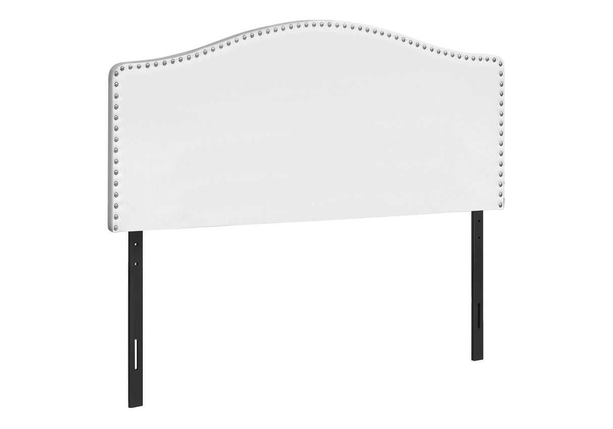 Queen Size, Bed Headboard Only, Upholstered, Transitional - White - Best Buy Furniture