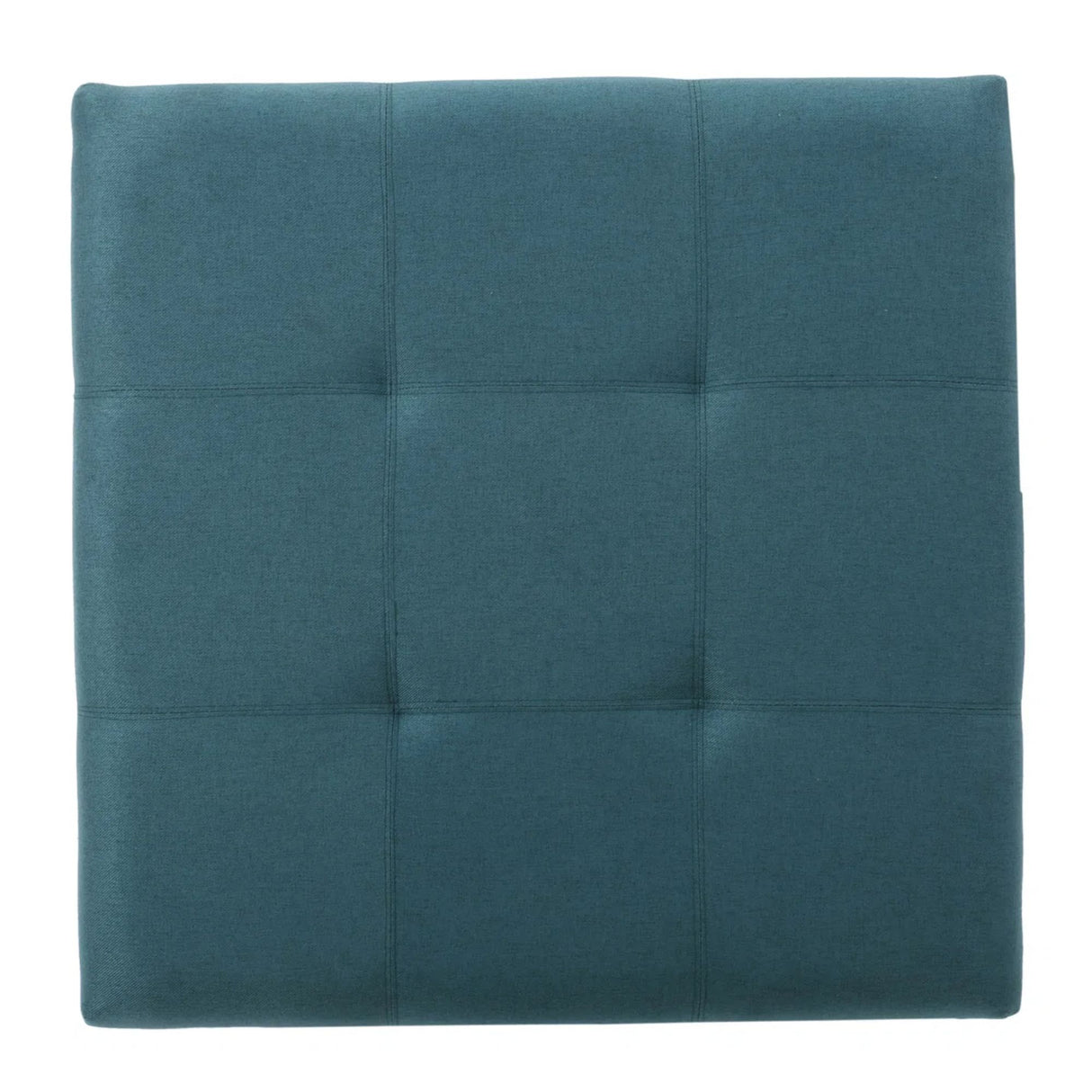 Tufted Square Storage Ottoman, Dark