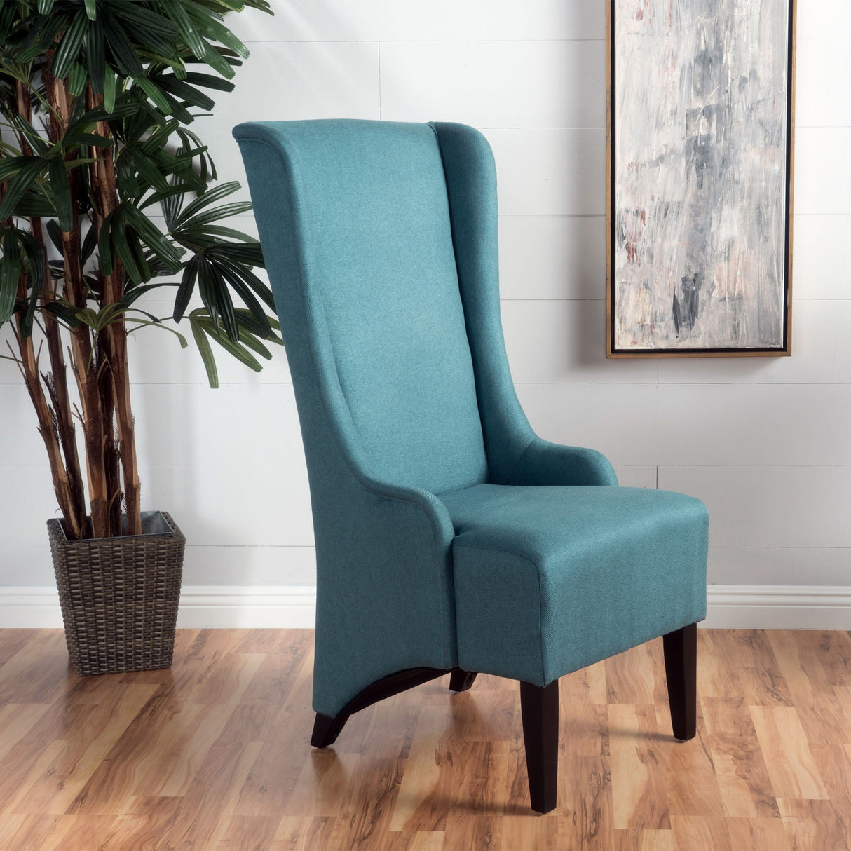 Alight - Upholstered Dining Chair With High Back And Birch Wood Legs (Set of 2) - Best Buy Furniture