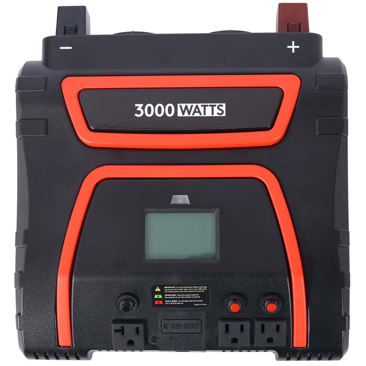 3000 Watt Power Inverter with LED Display - Modified Sine Wave