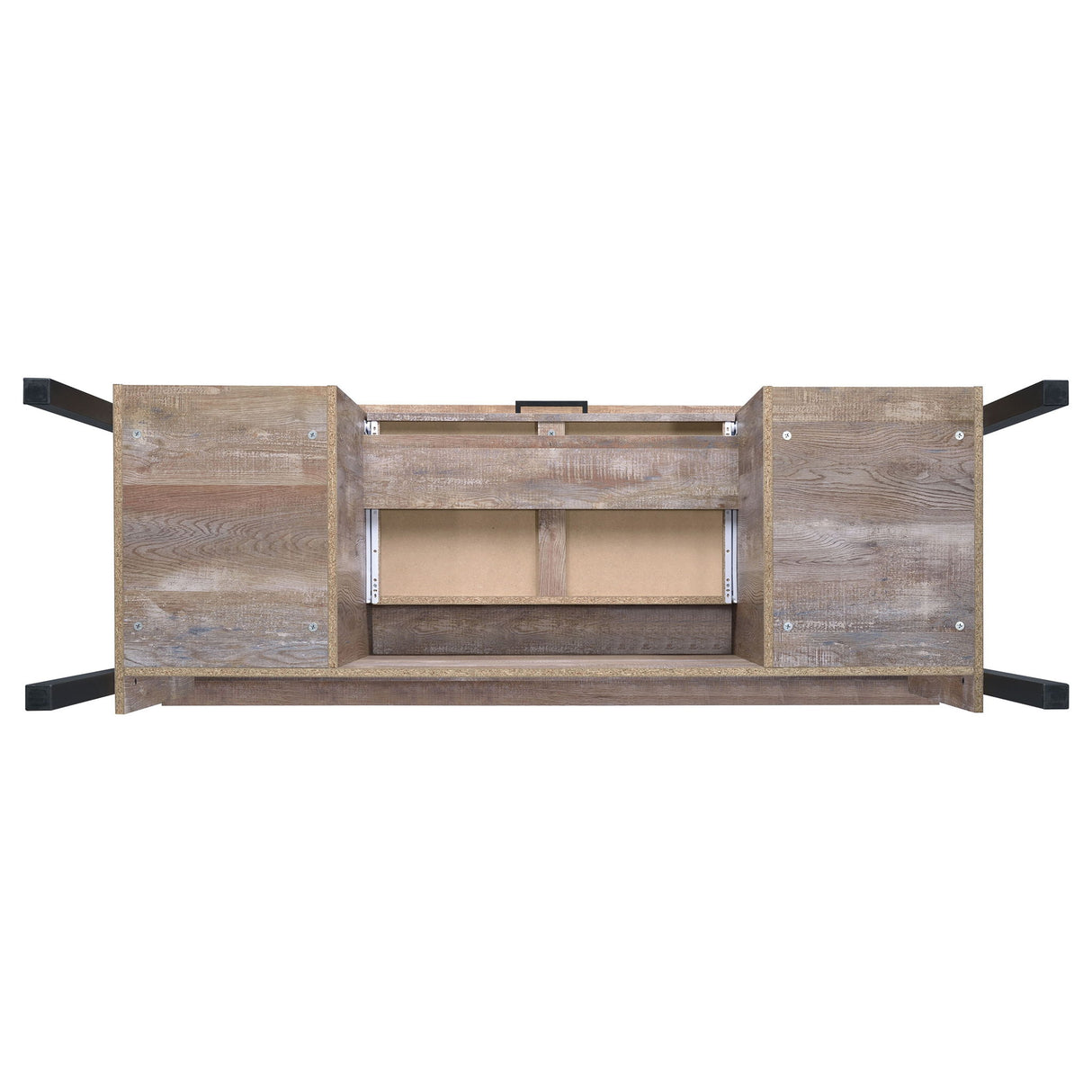 Azura - 4 Drawer Office Desk - Oak