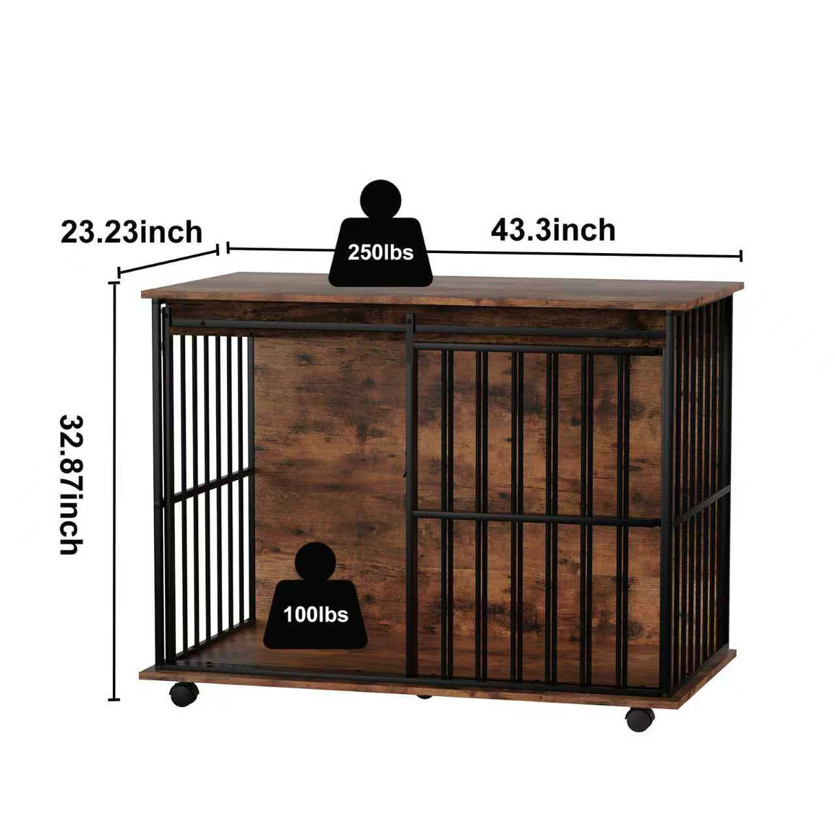 Large Dog Crate Furniture for Medium to Large Dogs