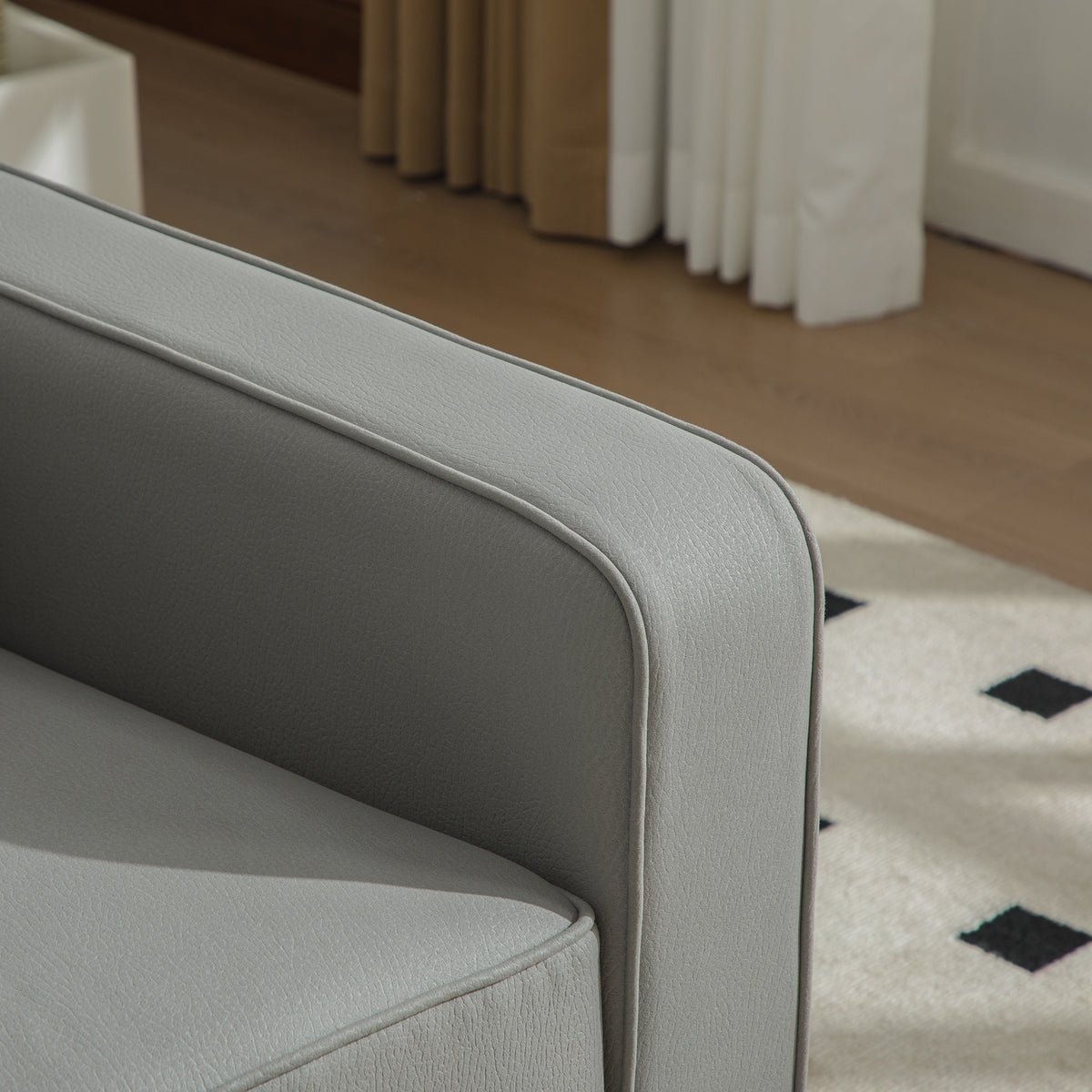 33.6''W Upholstered 360° Swivel Armchair with Hidden Storage