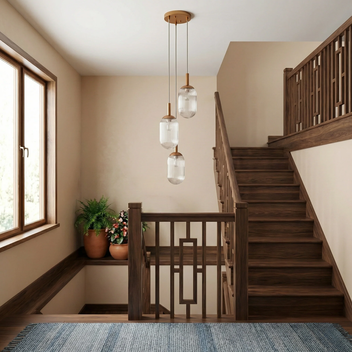 Creative American Country Retro Ceiling Light