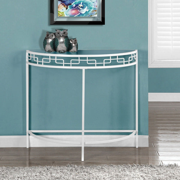 Accent Console Table For Entryway, Contemporary And Modern - White - Best Buy Furniture