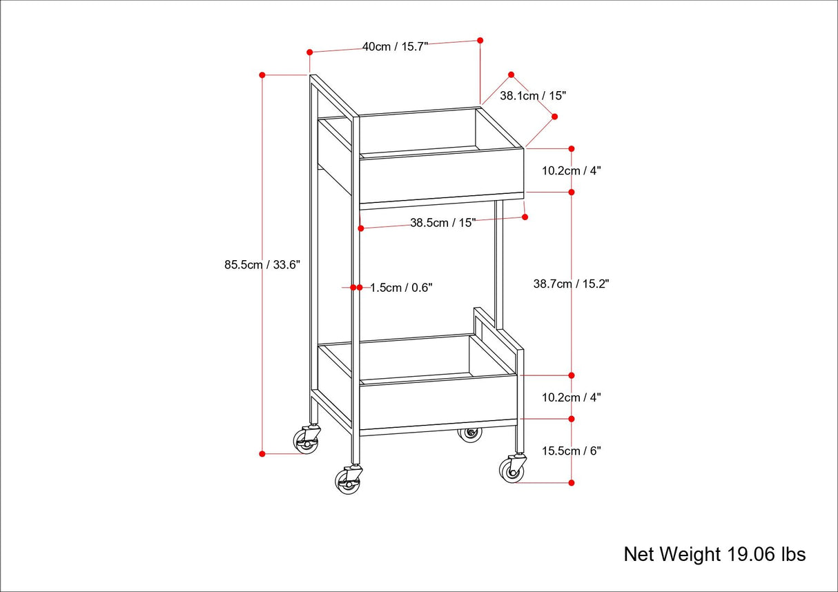Hobbs - Bar Cart - Natural