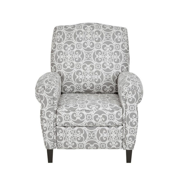 Kirby Transitional Push Back Recliner Chair