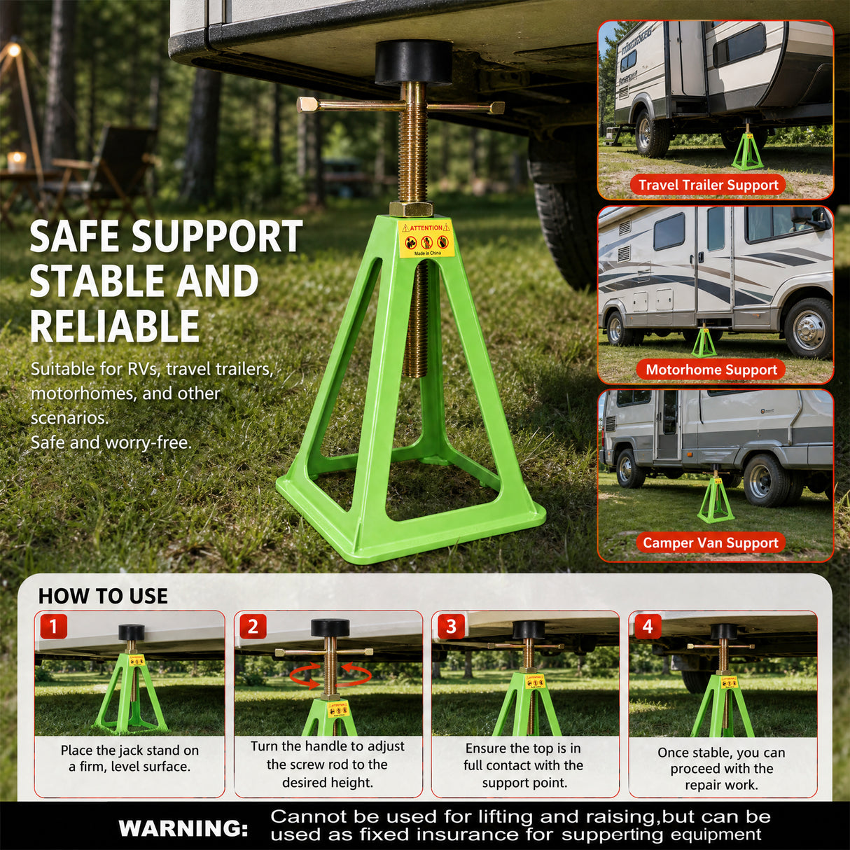 4-Pack RV Stabilizer Jacks