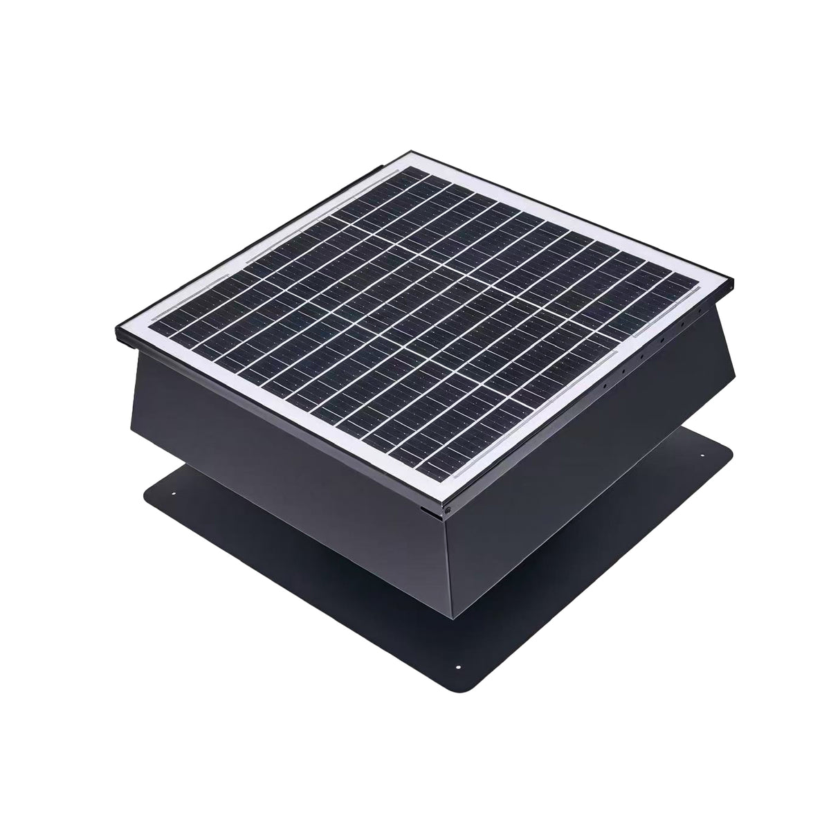 12 Inch Trapezoidal Adjustable Solar Roof Vent Fan