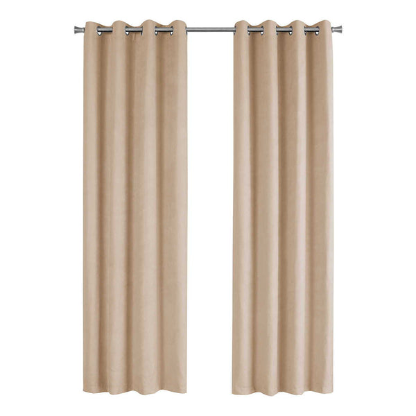 2 Pieces Set, Curtain Panel, Room Darkening, Grommet - Best Buy Furniture