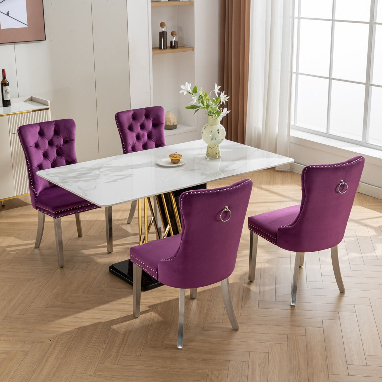 Nikki - Contemporary Upholstered Dining Chair (Set of 2)