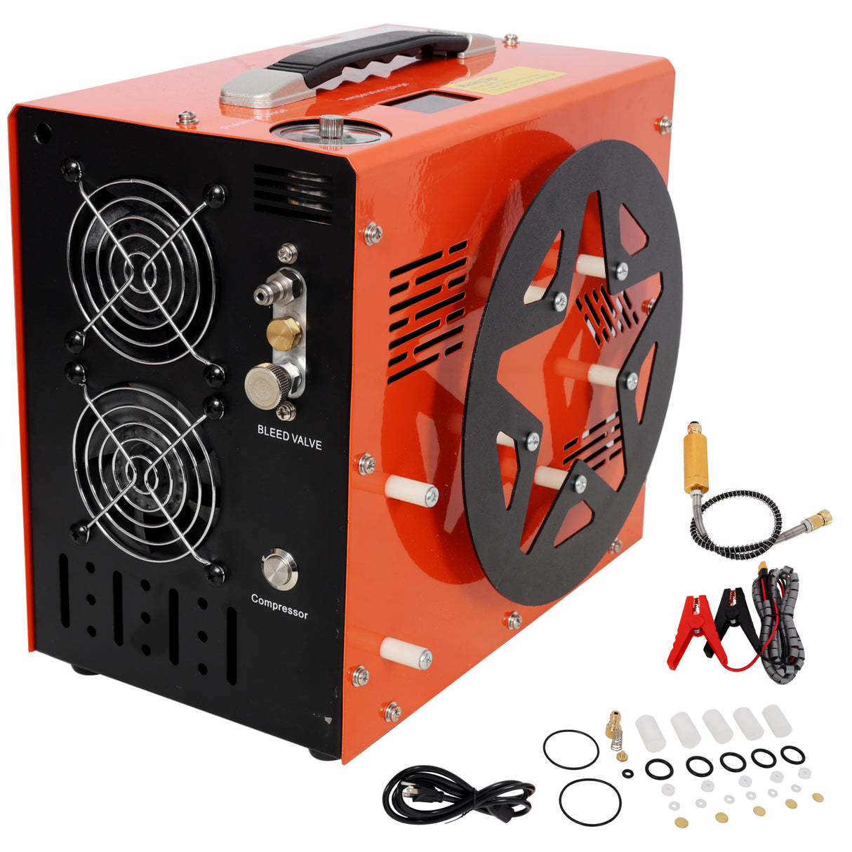 PCP Air Compressor, 4500PSI Portable with Auto-Stop and Built-In Converter