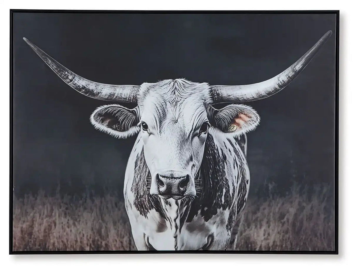 Harlandale - Wall Art - Black / White / Brown - Best Buy Furniture