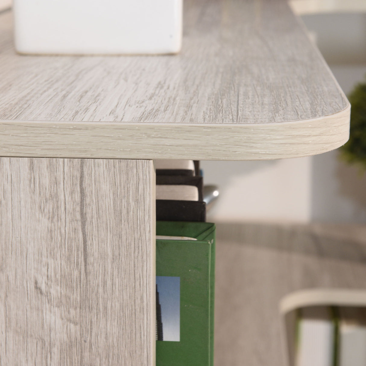 L-Shaped Corner Bookshelf