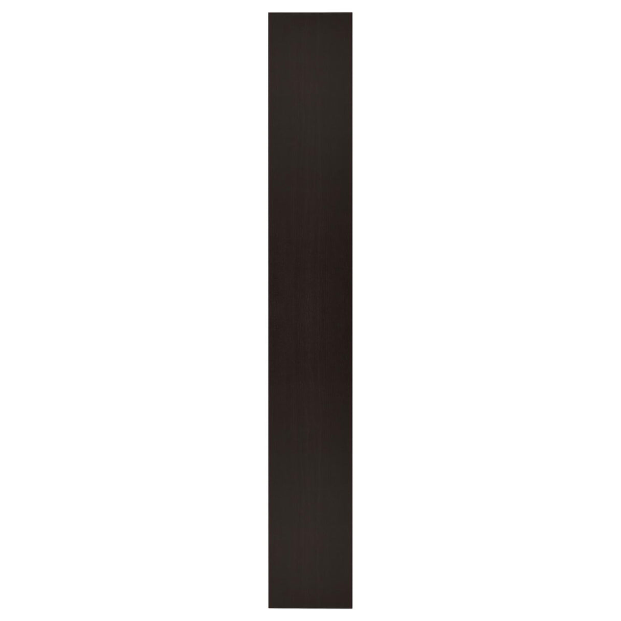 Rectangular Bookcase Tall Slim Storage With 9 Shelves - Brown