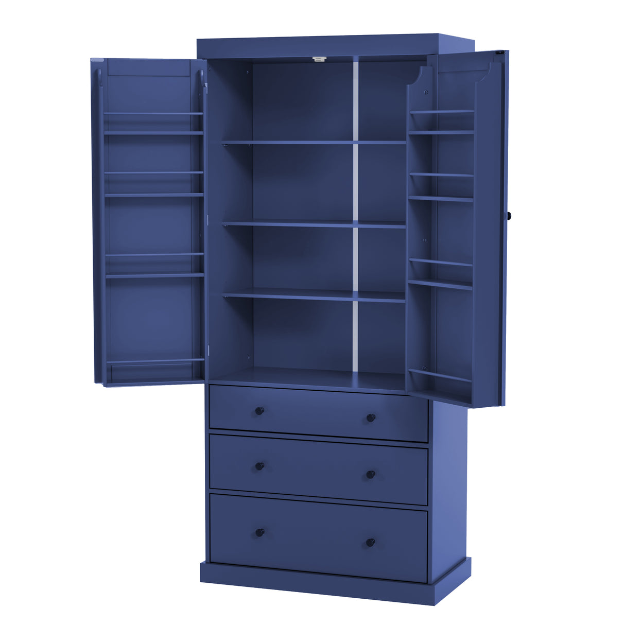 TOPMAX 77inch Farmhouse Kitchen Pantry