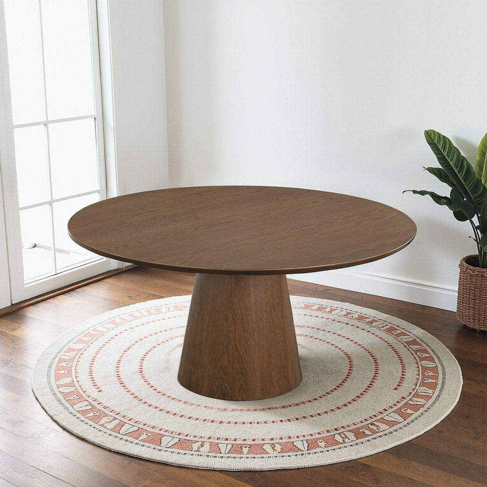 Palamedes Solid Wood Large Round Table