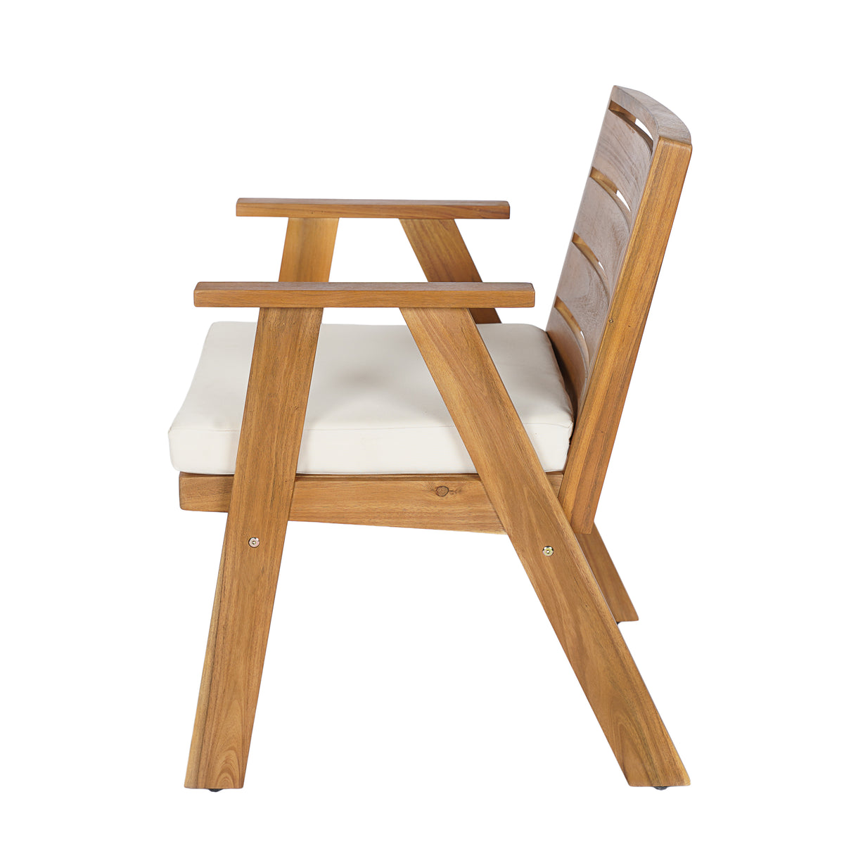 Outdoor Dining Chairs Set of 2, Acacia Wood Patio Chairs