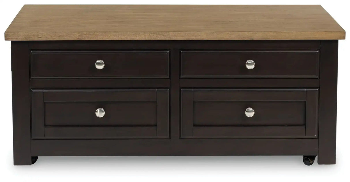 Drazmine - Lift Top Cocktail Table - Brown - Best Buy Furniture