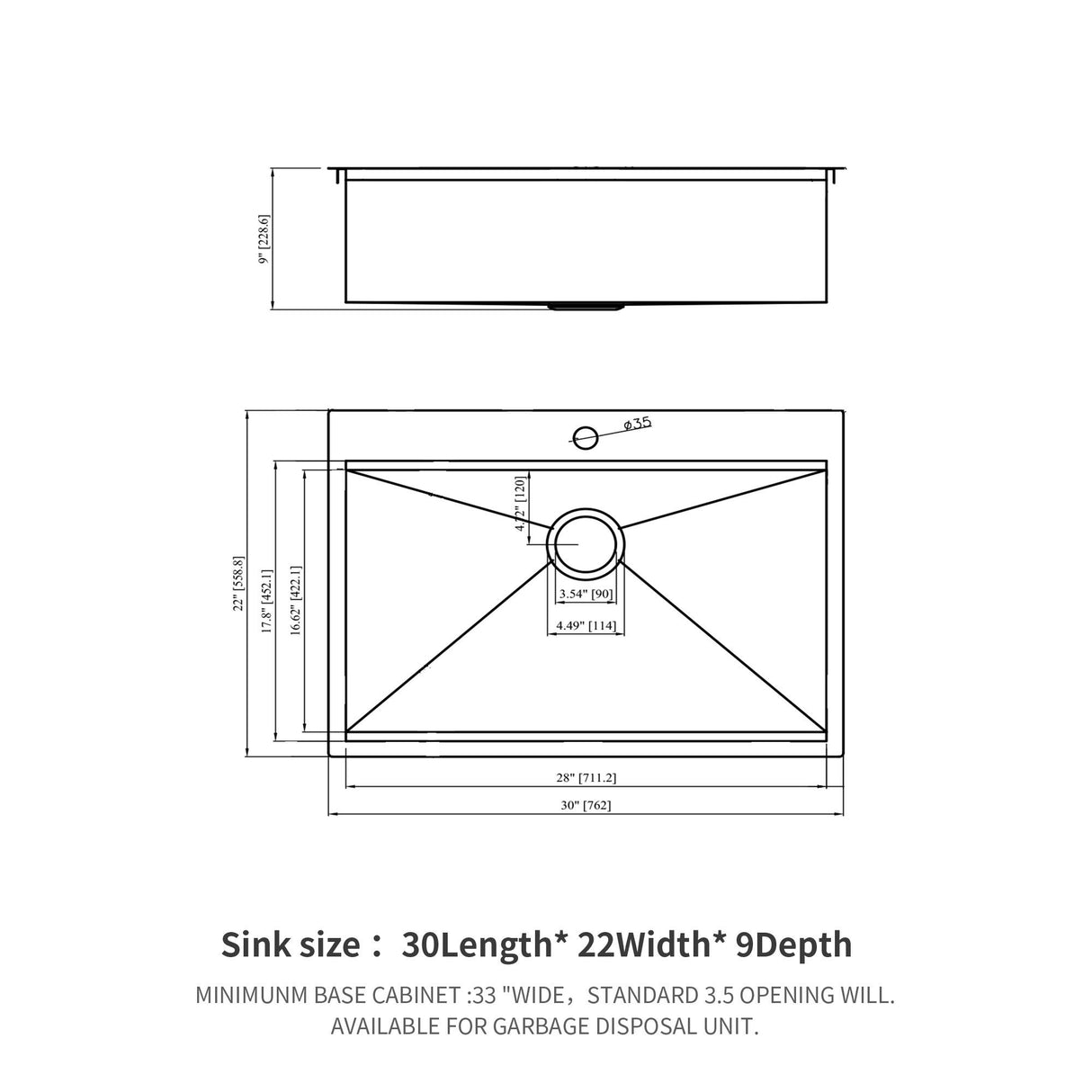 Topmount Stainless Steel Kitchen Sink With Workstation Ledge And Accessories