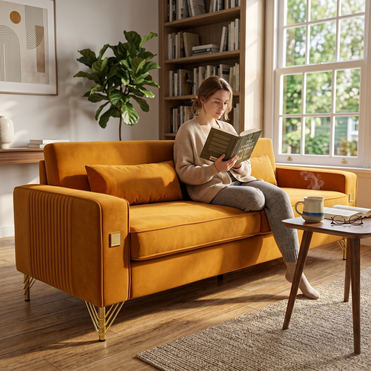 Luxury Velvet Sofa