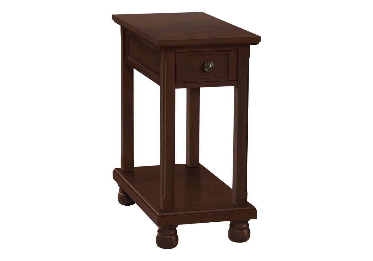 Accent End Table, Storage Drawer, Traditional - Espresso - Best Buy Furniture