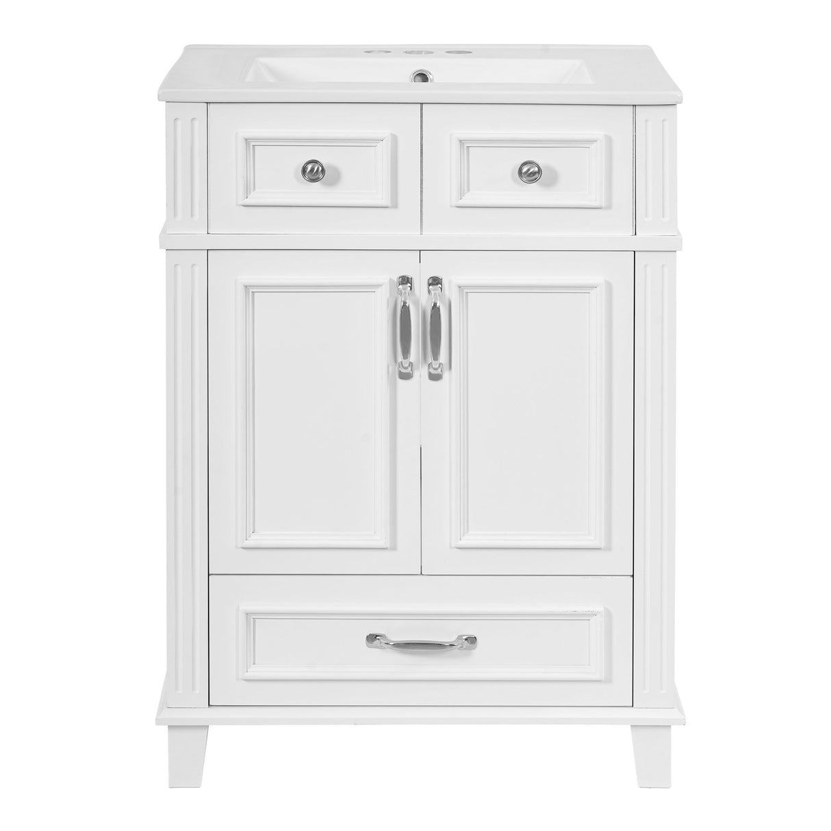 Bathroom Vanity With Sink, Storage Cabinet