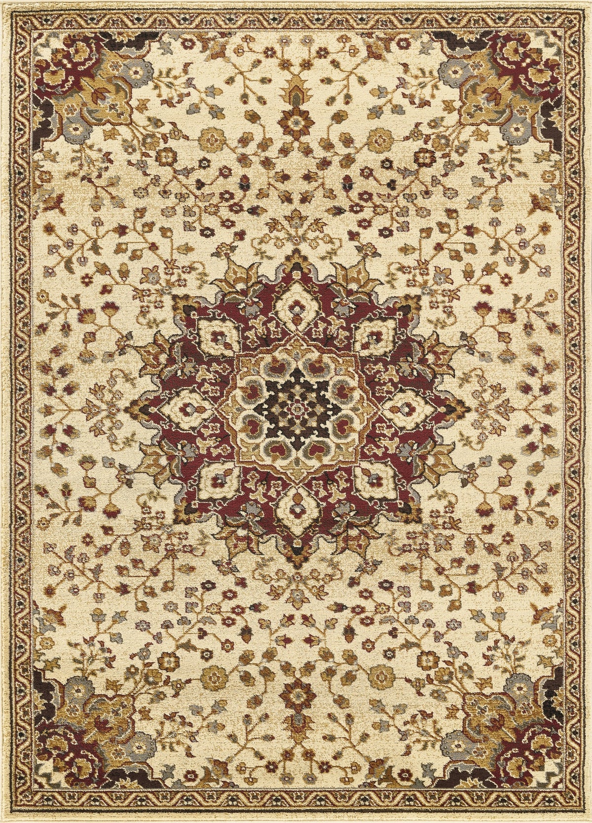 Classic GC_VIN5014 Cream Area Rug