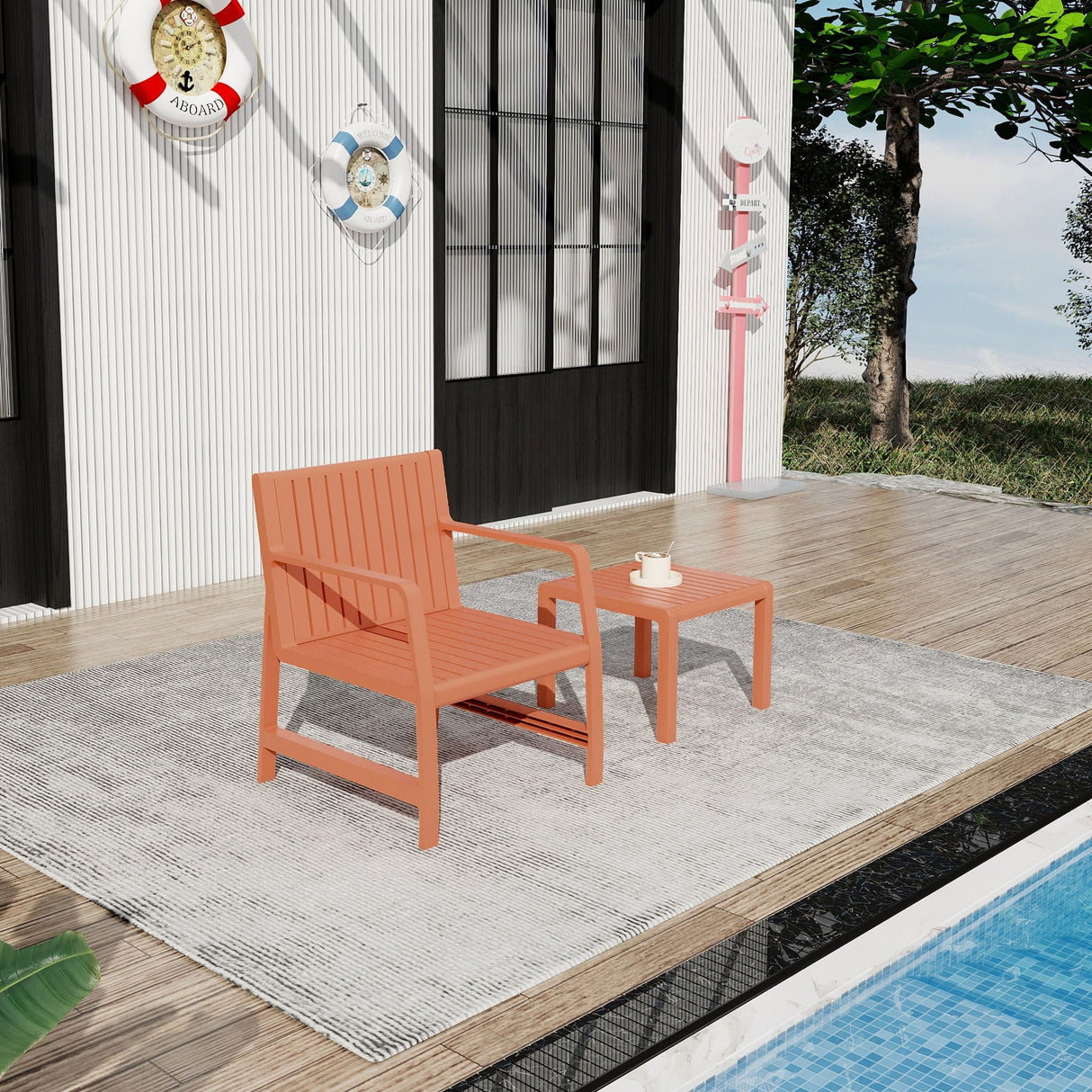 Waterproof Durable 2-Piece Outdoor Furniture Set