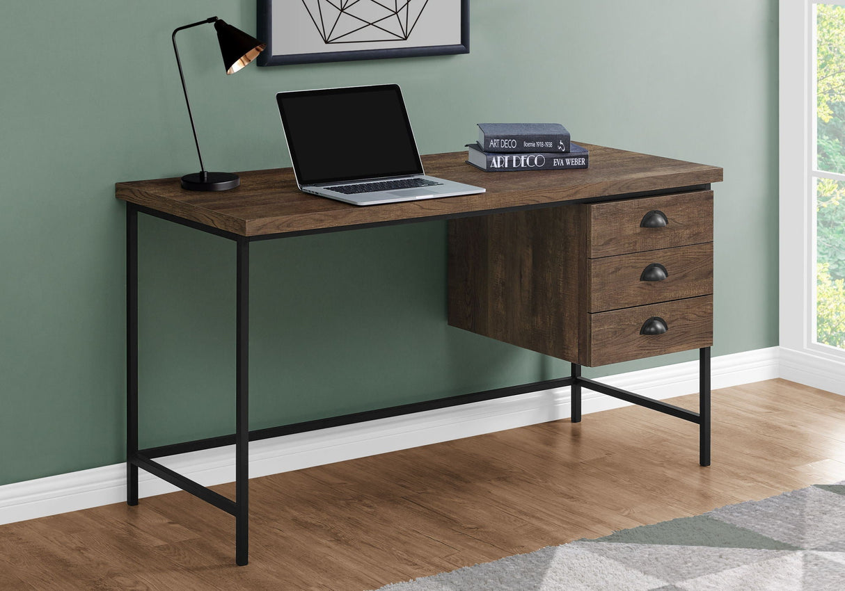 Computer Desk For Home Office, Laptop, 3 Storage Drawers, Contemporary & Moder - Best Buy Furniture