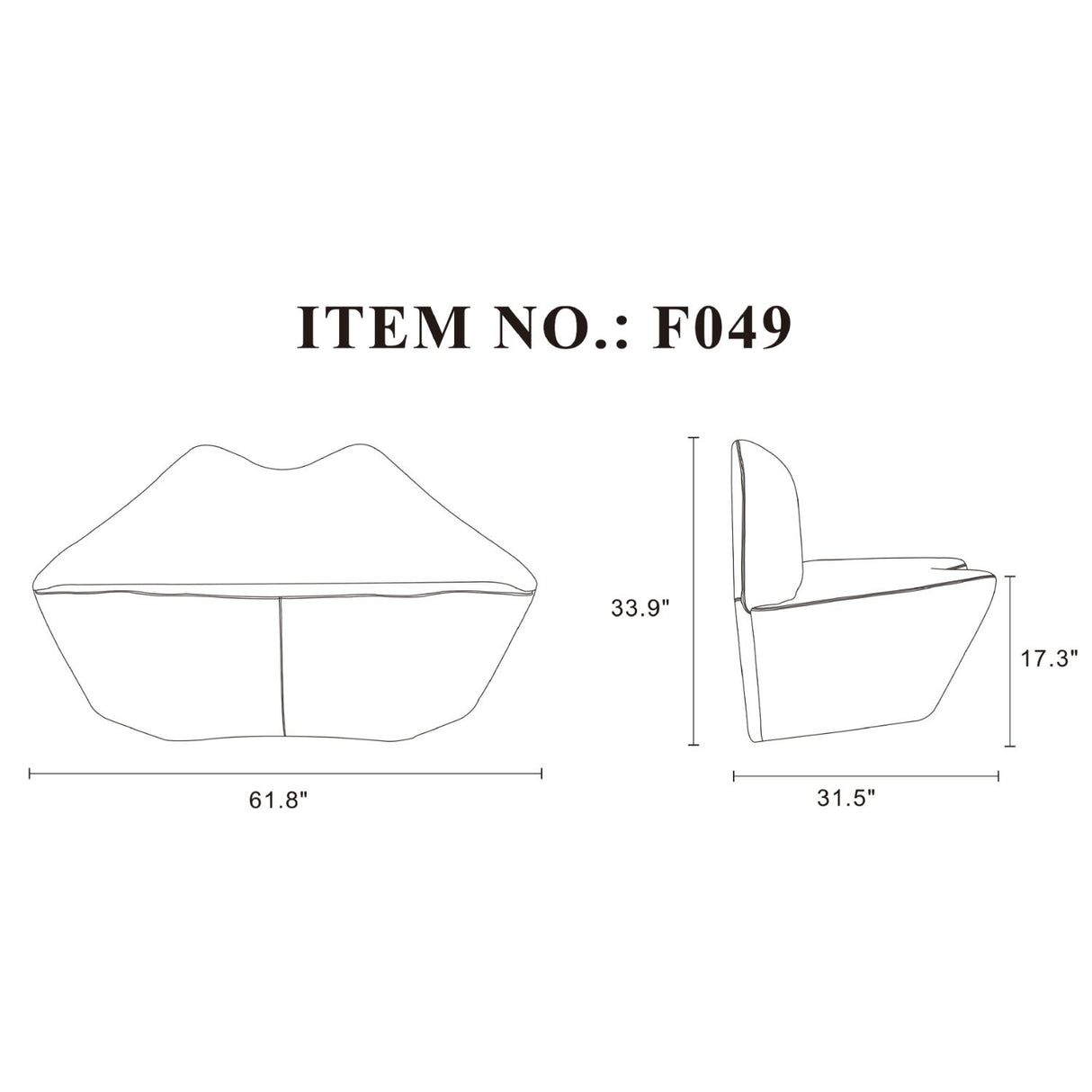 Kiss Loveseat