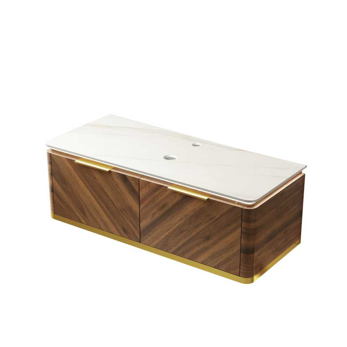 DIPA 48" Wall-Mounted Carrara Bathroom Vanity