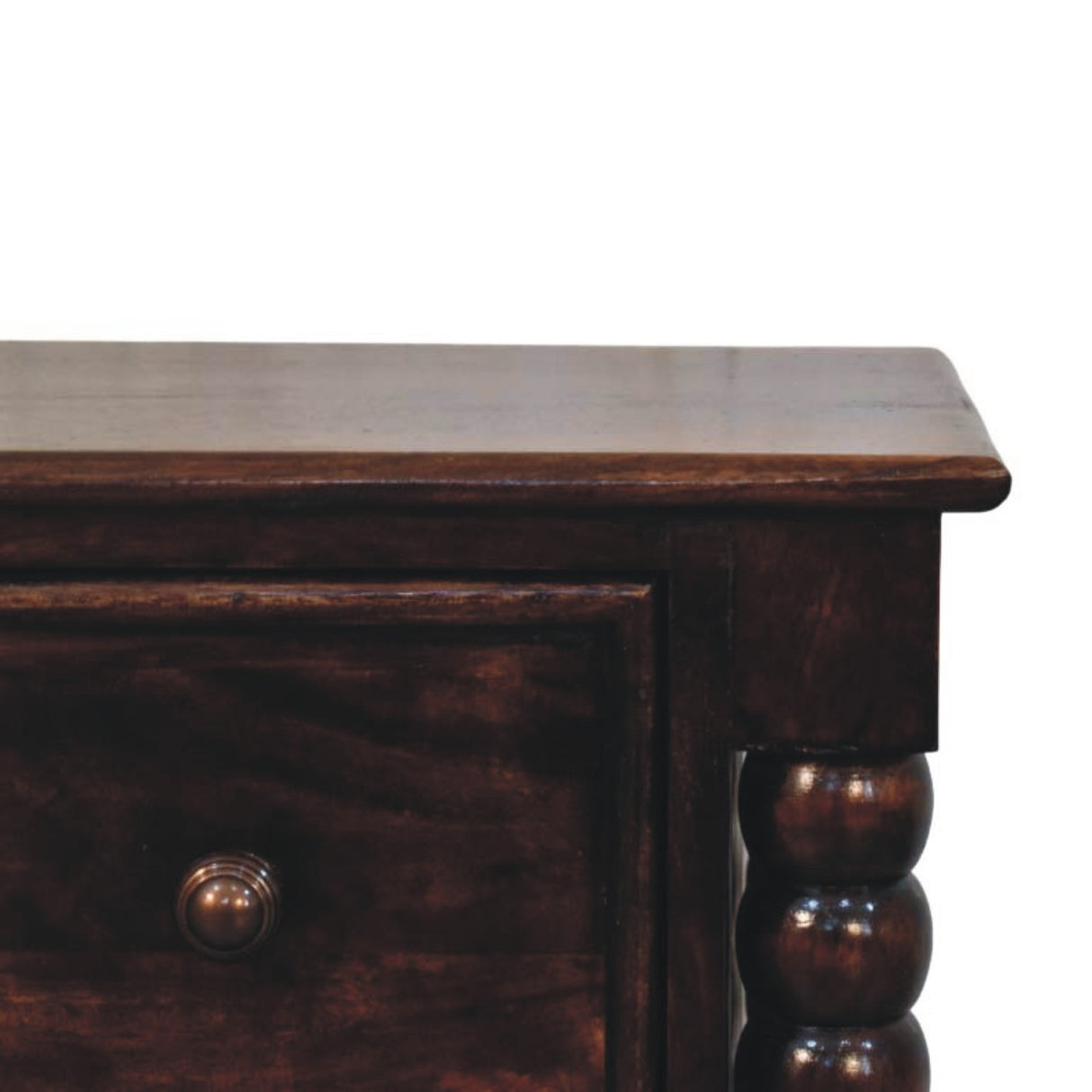 Solid Wood Spindle Duo Bedside