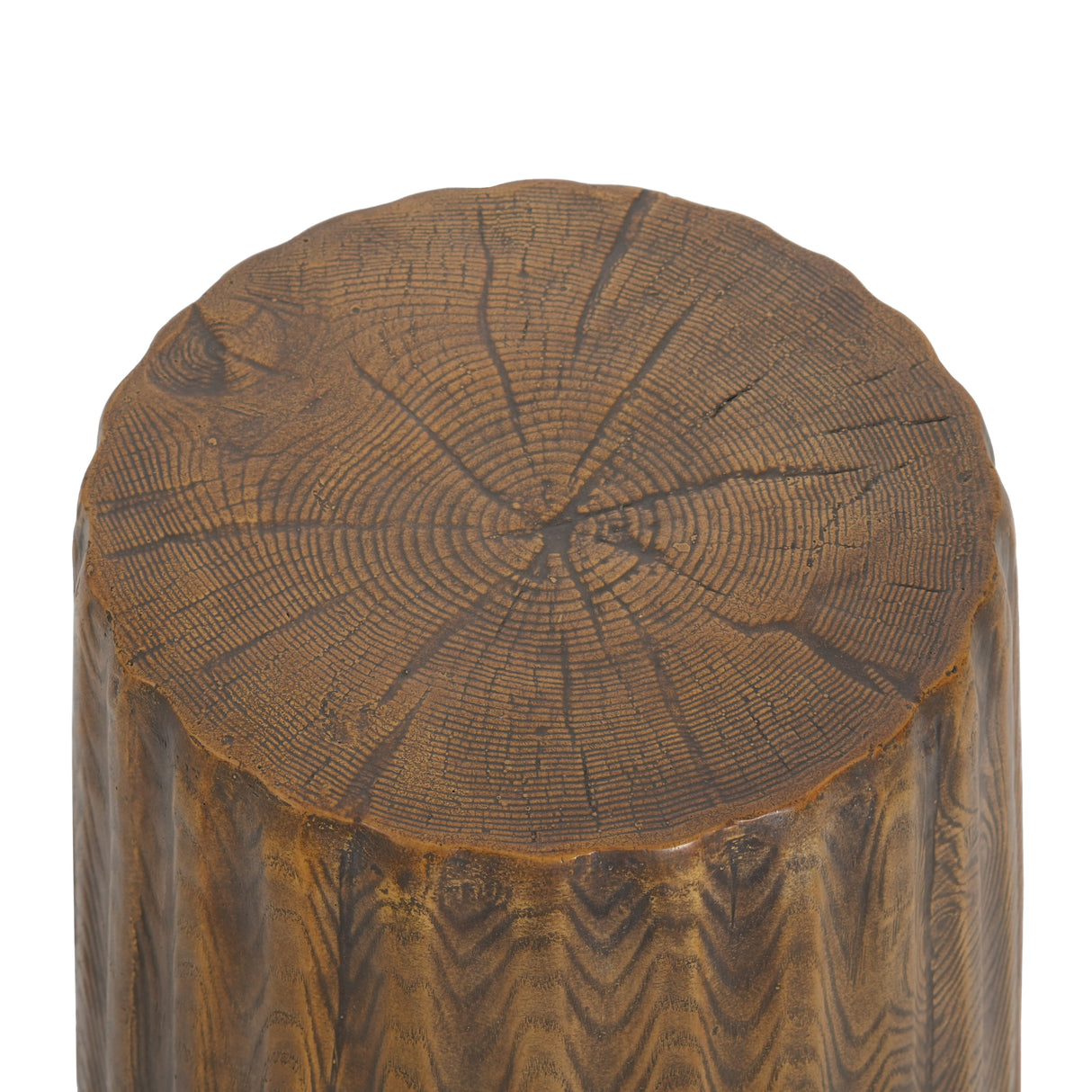 MGO Outdoor Indoor Side Table - Tree Stump Style