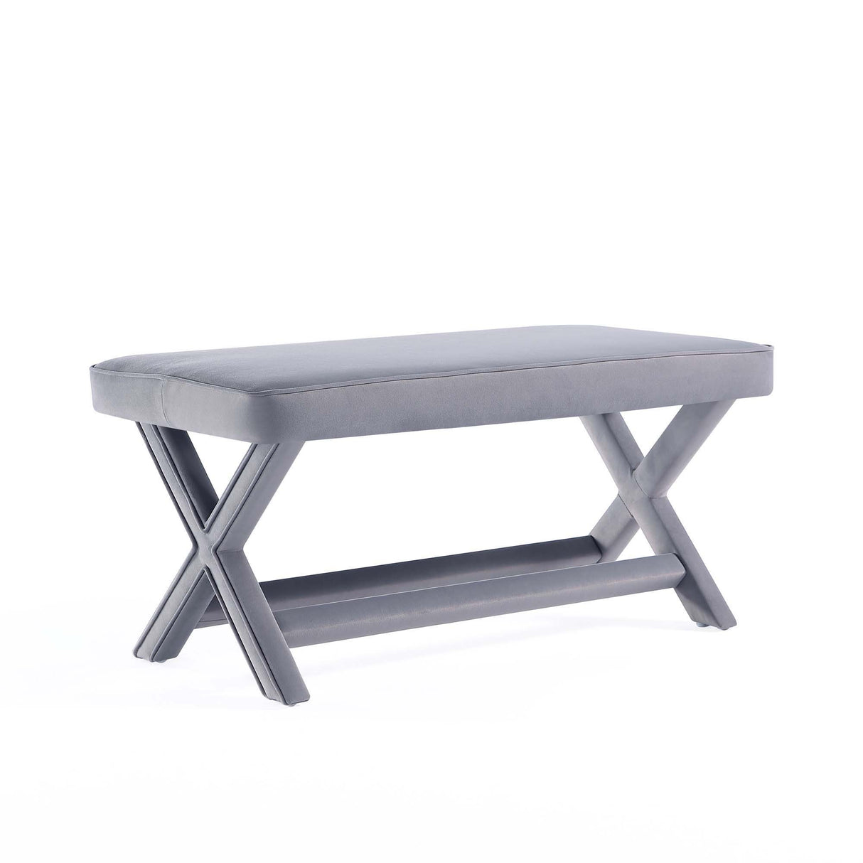 Abigail - Accent Bench With Piped Cushion