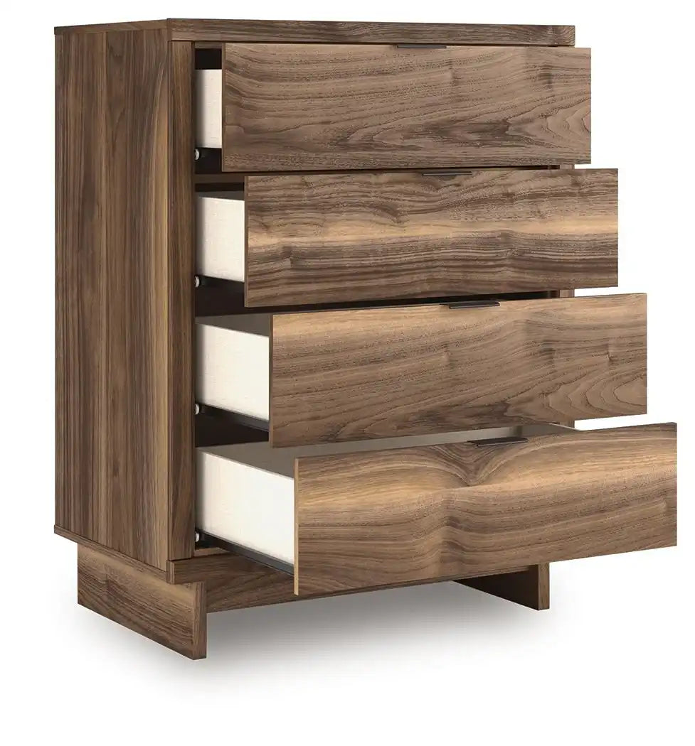 Chirason - Four Drawer Chest - Brown - Best Buy Furniture