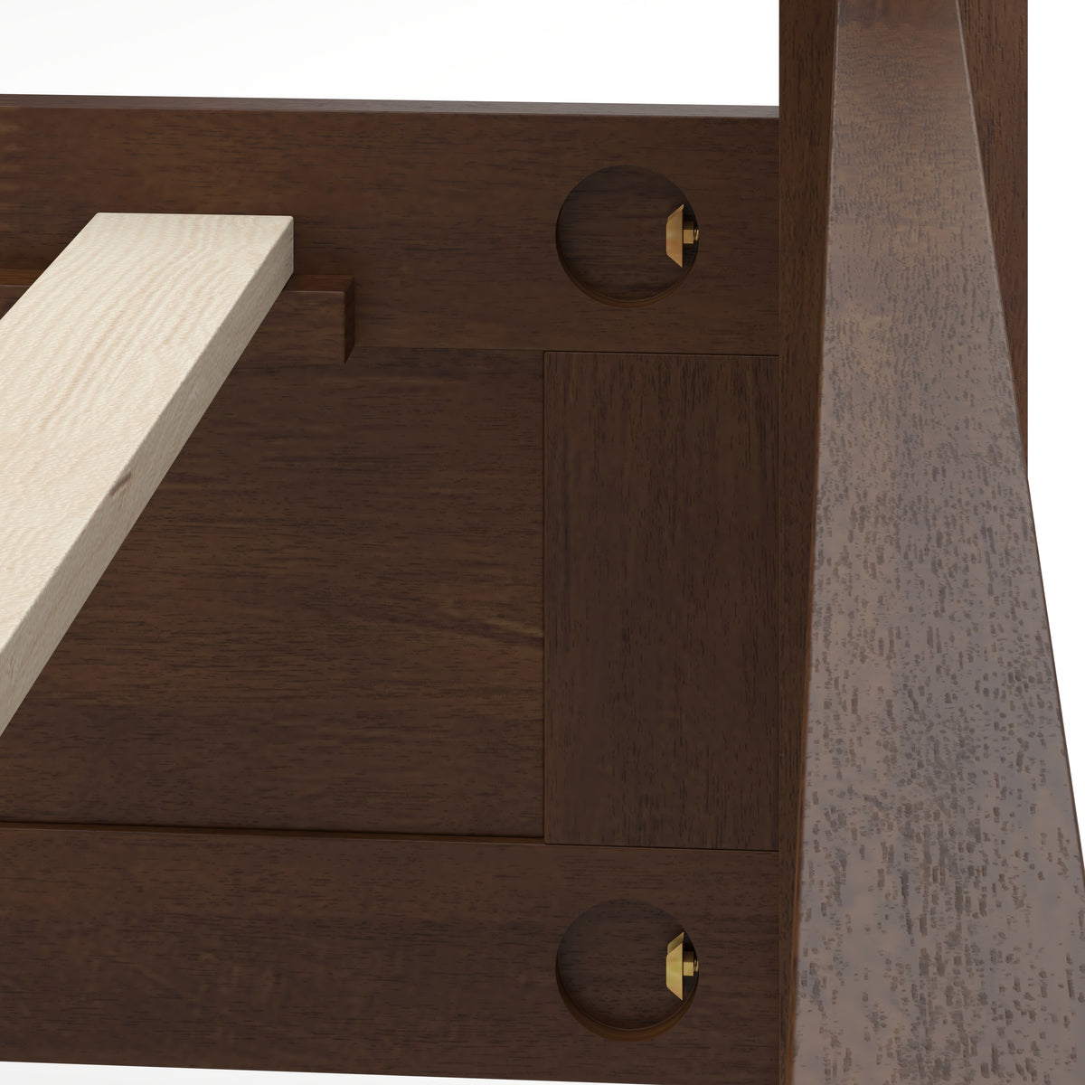 Queen Size Farmhouse Solid Wood Platform Bed Frame, with 50.8" Tall