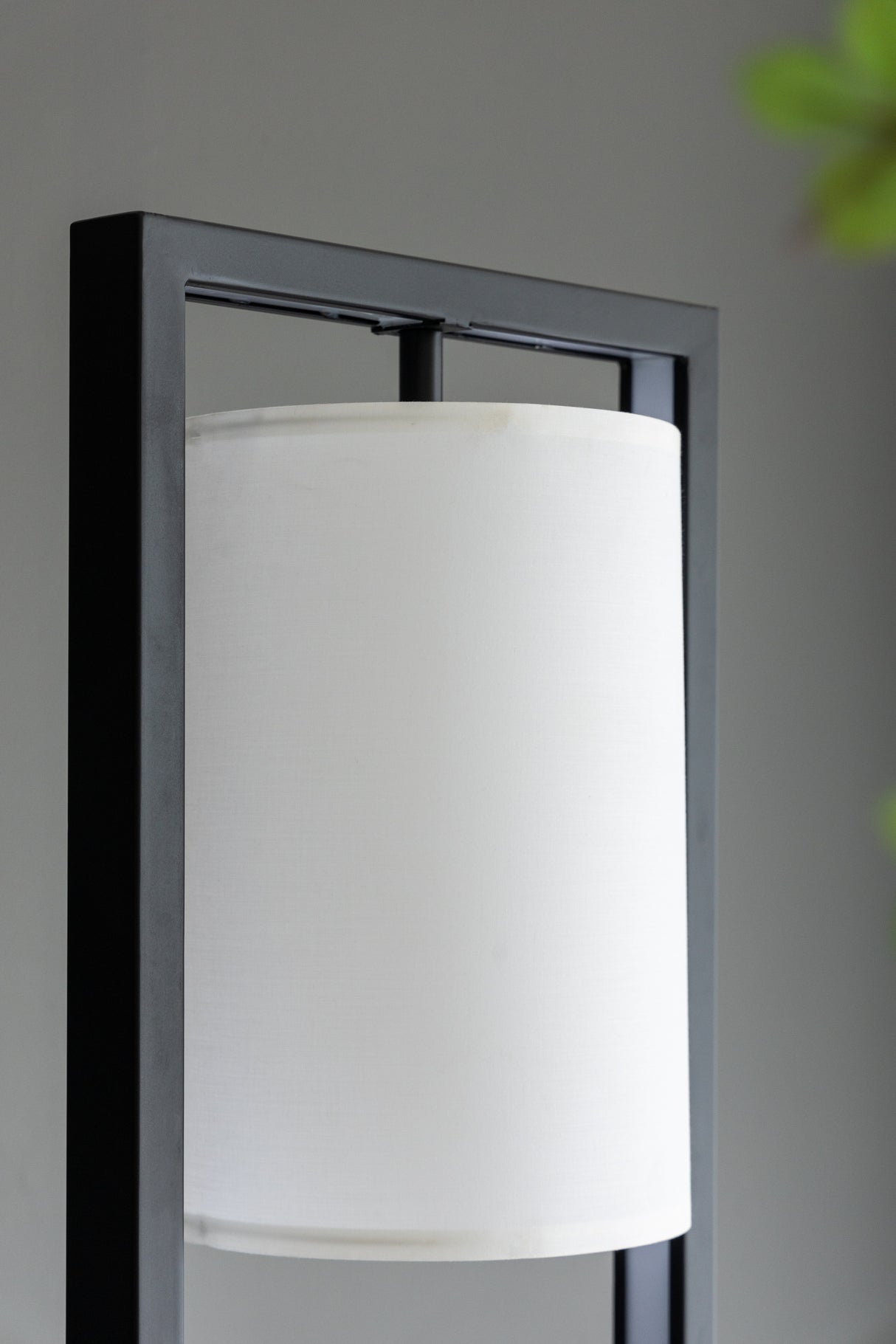 Two Tiered Vertical Shelving Stand with Light