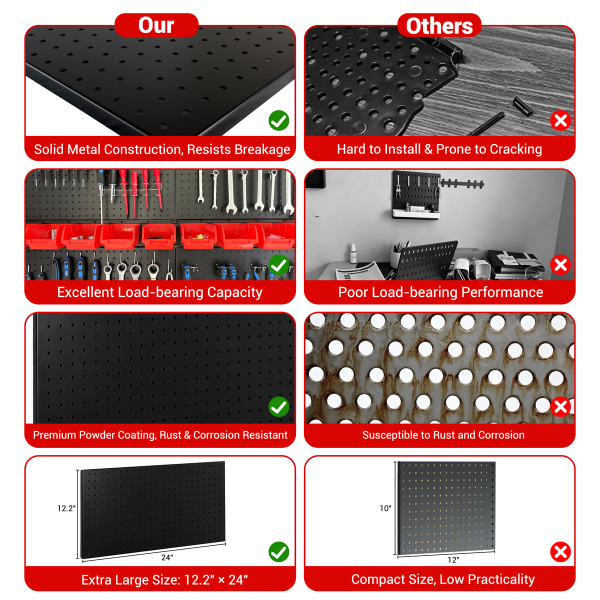 Pegboard Wall Organizer